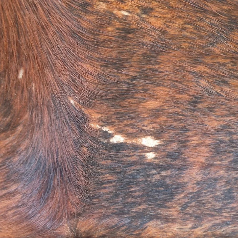 American West Rich Brown Leather and Fur Shoulder Bag - Picture 4 of 12